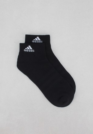 Adidas Men Ankle Cushioned Socks Black