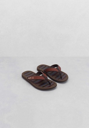 Cartago Boys Flat Slipper Brown