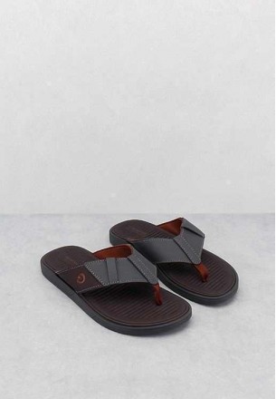 Cartago Men's Slippers Valencia V Thong Dark Brown