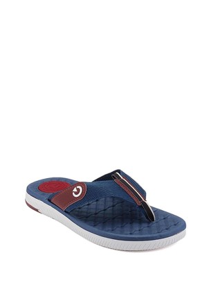 Cartago Men's Flat Slipper Napoles Iii Dedo Blue