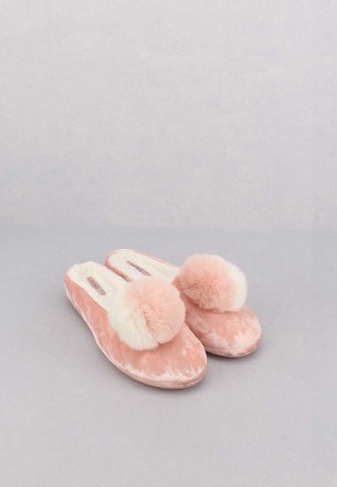 Crof Women's Plush Slippers Light Pink