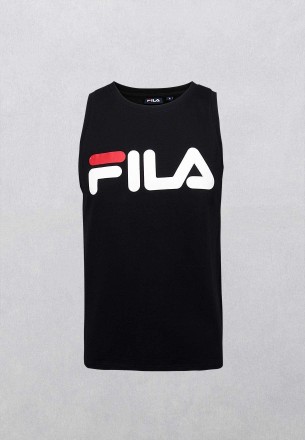 Fila Men's Logo Print Tank Top Black