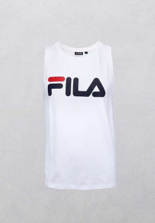Fila Men's Logo Print Tank Top White