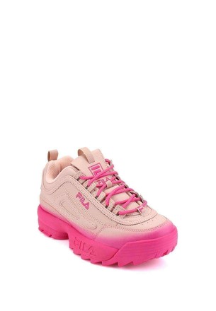Fila Women's Disruptor Ii Brights Fade Shoes Pink