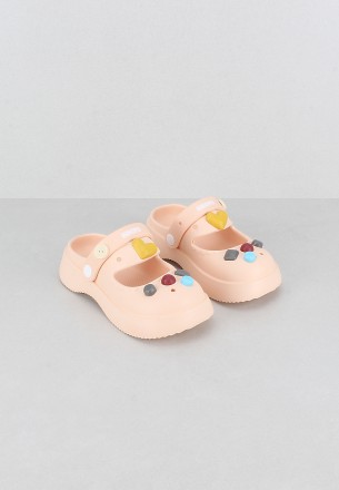 Hoops Girls Clogs Sandal Pink