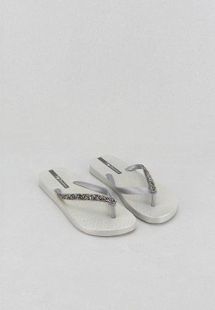 Ipanema Women's Flat Slippers Silver