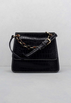 Lararossi Women's Satchel Bag Black