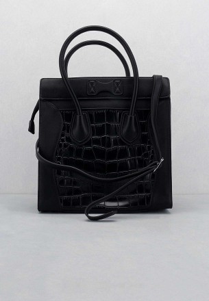 Lararossi Women's Satchel Bag Black