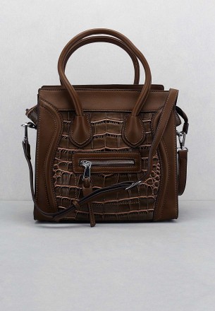 Lararossi Women's Satchel Bag Brown