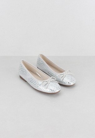 Lararossi Women Flat Shoes Silver