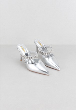 Lararossi Women Heels Silver