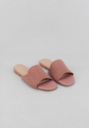 Lararossi Women's Flat Slipper Pink