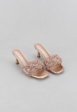 Lararossi Women's Heel Shoes Gold