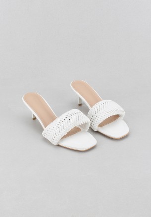 Lararossi Women's Heel Shoes White