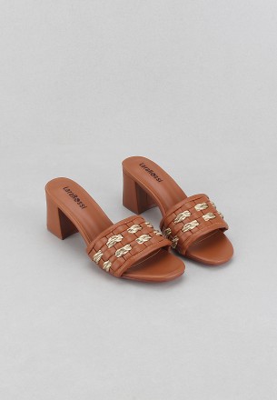 Lararossi Women's Heel Shoes Brown