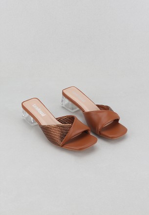 Lararossi Women's Heel Shoes Brown