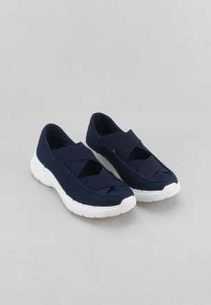 Lararossi Women Slip Ons and Loafers Navy