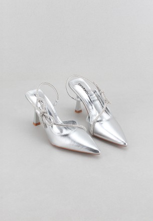Lararossi Women Heels Silver