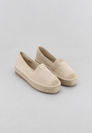 Lararossi Women Slip Ons and Loafers Beige
