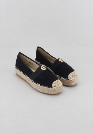 Lararossi Women Slip Ons and Loafers Black