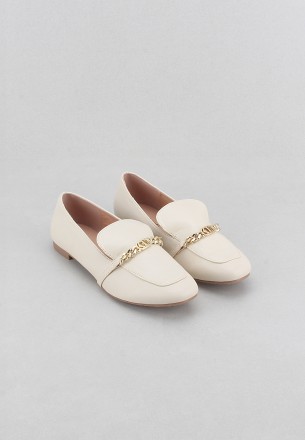 Lararossi Women Slip Ons and Loafers Beige