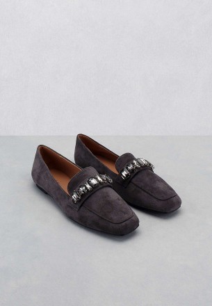 Lararossi Women's Flat Shoes Grey