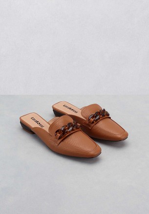 Lararossi Women's Flat Shoes Brown