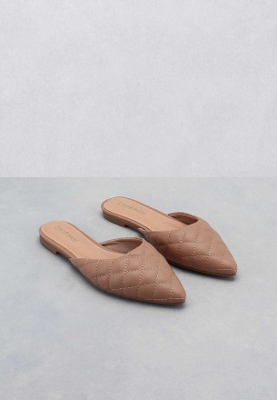 Lararossi Women's Flat Shoes Beige