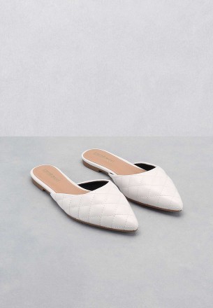 Lararossi Women's Flat Shoes White