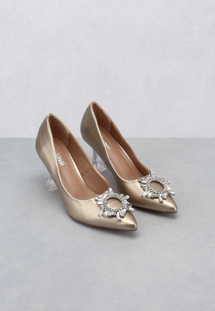 Lararossi Women's Heel Shoes Gold