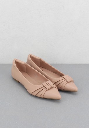 Lararossi Women's Flat Shoes Beige
