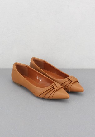Lararossi Women's Flat Shoes Brown