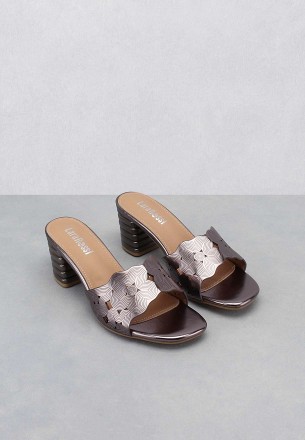 Lararossi Women's Heel Shoes Silver