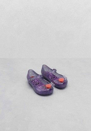 Melissa Kids Mini Ultragirl Trick Or Treat Flat Shoes Purple
