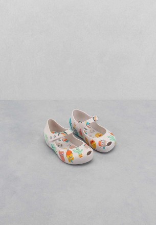 حذاء ميليسا سهل الارتداء للأطفال أبيض