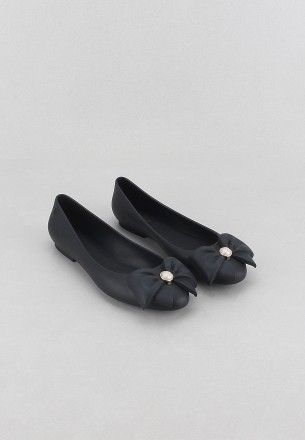 Melissa Women's Doll Flat Shoes Black