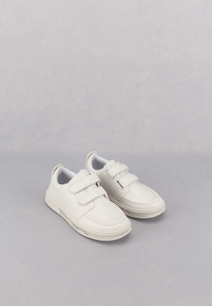 Meran Kids Casual Shoes White