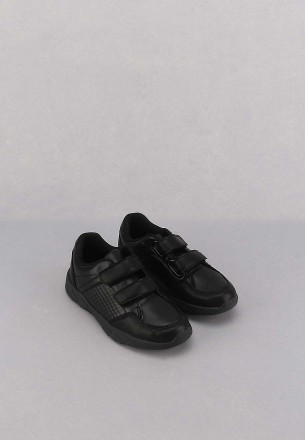 Meran Kids Casual Shoes Black