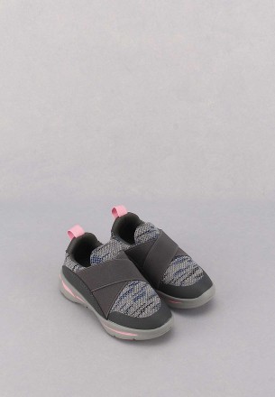 Meran Kids Casual Shoes Grey