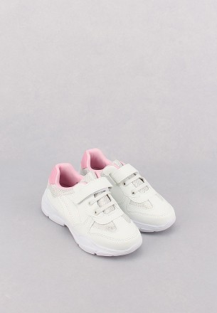 Meran Kids Casual Shoes White