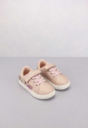 Meran Kids Casual Shoes Pink