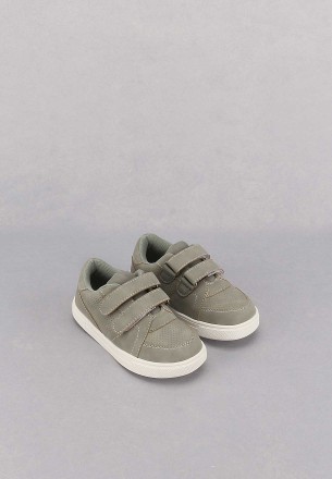 Meran Kids Casual Shoes Grey
