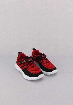Meran Kids Casual Shoes Red