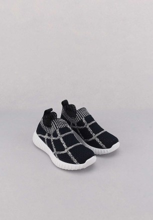 Meran Kids Casual Shoes Black