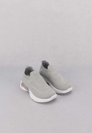 Meran Kids Casual Shoes Grey