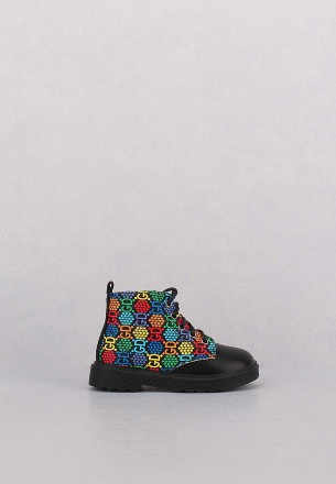 Meran Kids Boots Multi Color