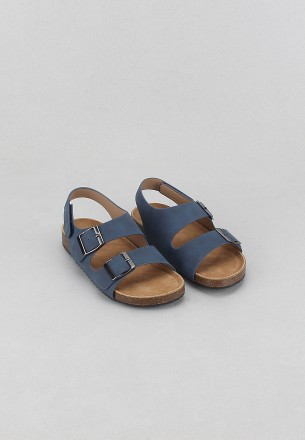 Meran Girls Sandals Navy