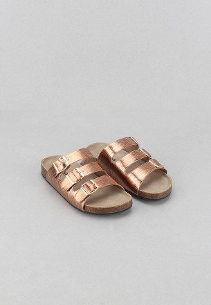 Meran Girls Slipper Gold