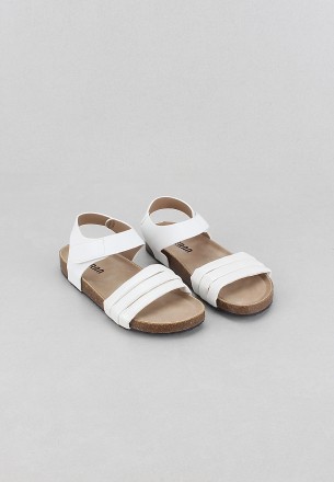 Meran Girls Sandals White