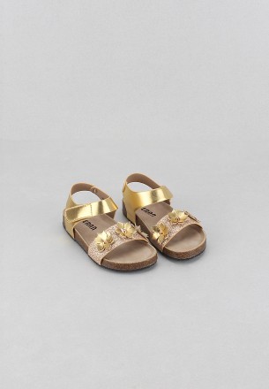 Meran Girls Sandals Gold
